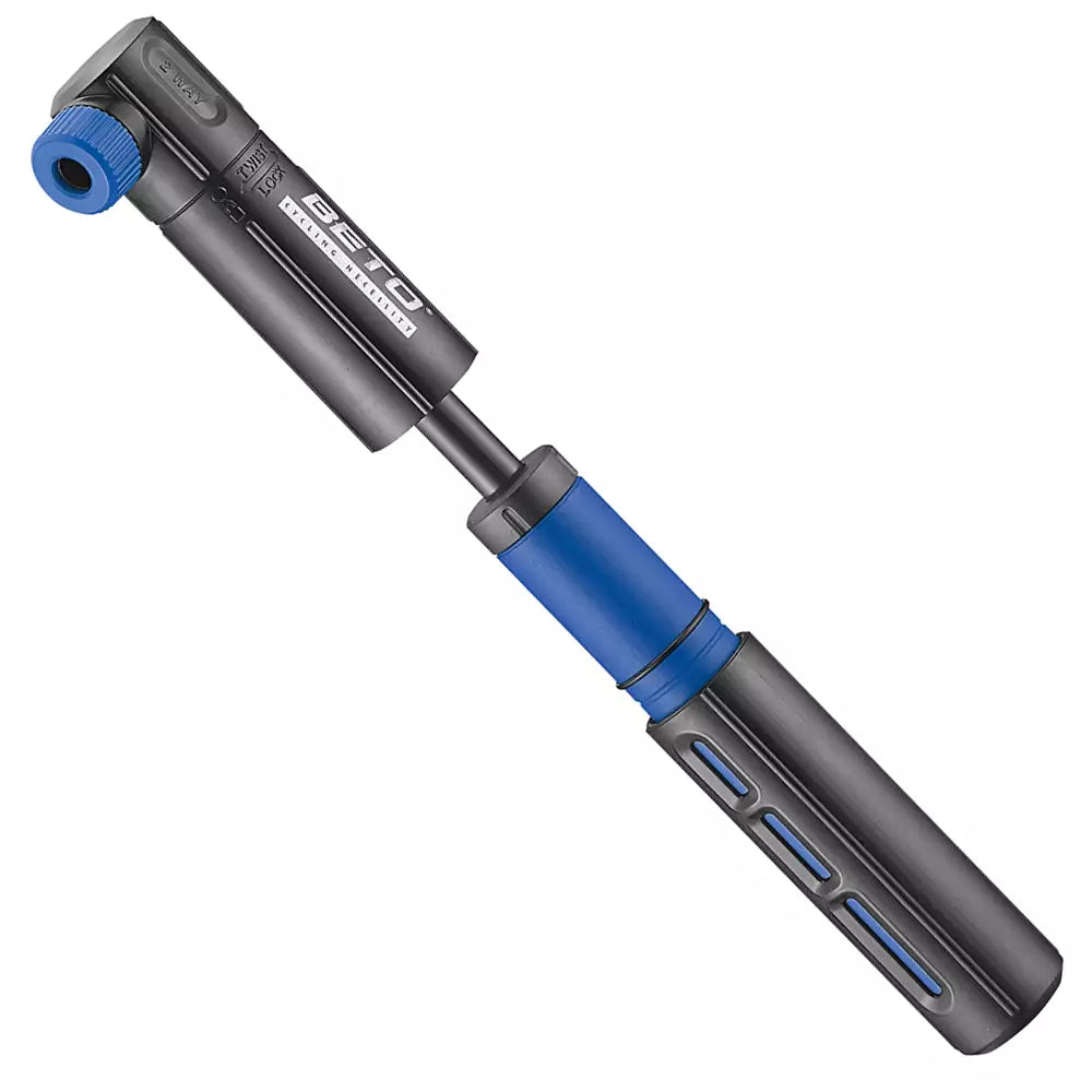 Beto Telescopic 2-Way Pocket-Pump (Schrader & Presta Valve Compatible)