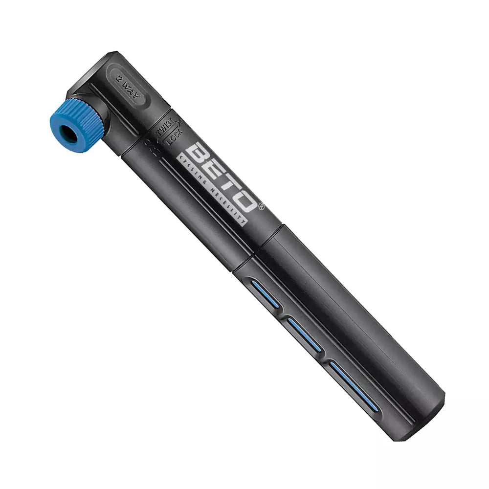 Beto Telescopic 2-Way Pocket-Pump (Schrader & Presta Valve Compatible)