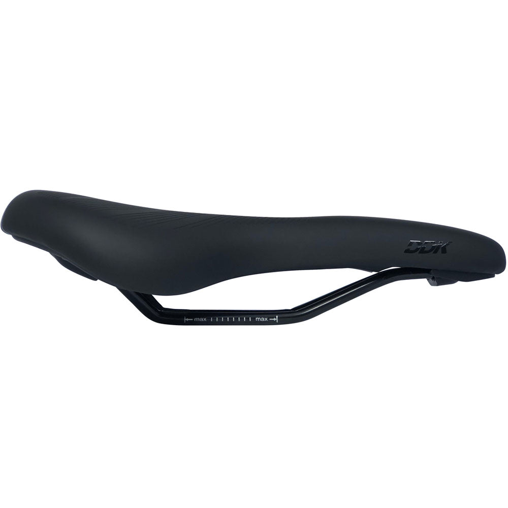 DDK black MTB bike seat side view