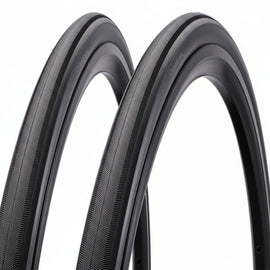 700 x 28c Road Bike Tyres (PAIR) - Black - (28/622)