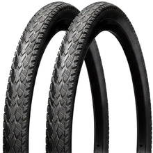 Load image into Gallery viewer, 700 x 35c Tyres (PAIR) - Hybrid Trail Tyre -  Grippy and Fast Rolling Tread Pattern - Black (37-622)