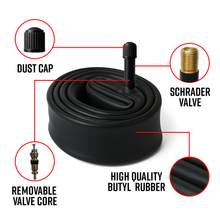 Load image into Gallery viewer, 14 x 1.50 - 2.25 Kenda Inner Tube (Schrader Valve) 38/57-254