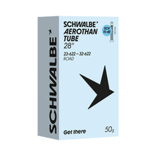 Load image into Gallery viewer, Schwalbe Aerothan 700 x 23-32c TPU Inner Tube (SCV 15-AE) – Clik Valve, Aluminium Stem, Ultra-Light Road Tube 23/32-622