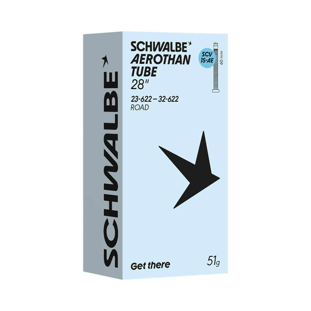 Schwalbe Aerothan 700 x 23-32c TPU Inner Tube (SCV 15-AE) Boxed 60mm