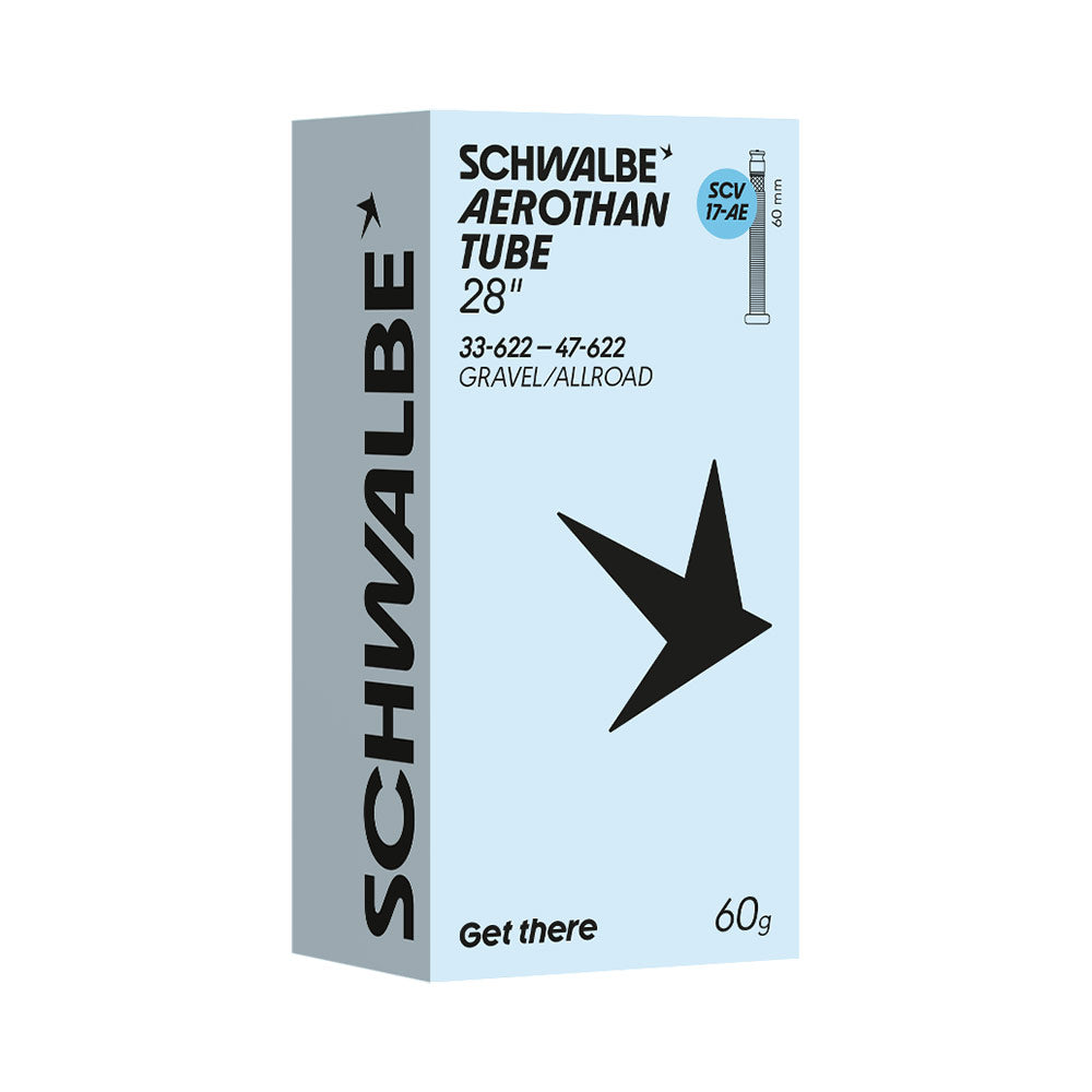 Schwalbe Aerothan 700 x 33-47c TPU Inner Tube (SCV 17-AE) Boxed 60mm