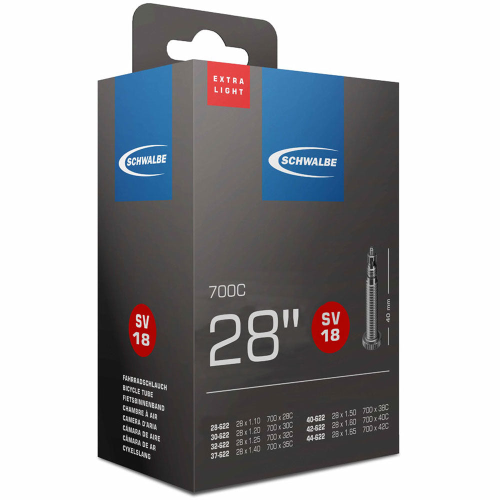 700 x 28 - 42 Schwalbe Inner Tube Presta Valve Extra Light No. 18