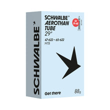 Load image into Gallery viewer, Schwalbe Aerothan 29 x 1.75 - 2.50 TPU Inner Tube (SV19-AE) - Presta Valve, Ultra-Light MTB Tube 47/65-622