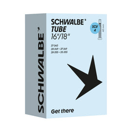 Schwalbe 16 x 1 3/8, 18 x 1.35 Clik Valve 40mm Tube (SCV4) 28/37-340/355