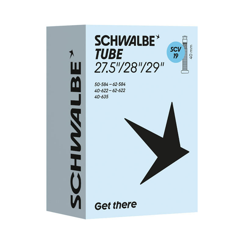 Schwalbe 27.5”, 28”, 29” Clik Valve Tube (SCV19) 50/62-584, 40/62-622