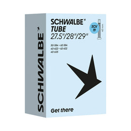 Schwalbe 27.5”, 28”, 29” Clik Valve Tube (SCV19) 50/62-584, 40/62-622