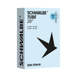 Schwalbe 700 x 23 - 30 Clik Valve Tube (SCV15) 23/30-622, 22/25-630