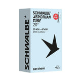 Schwalbe Aerothan 20 x 1.25 - 1.75 TPU Inner Tube (SV5-AE) - Presta Valve, Ultra-Light BMX/Cargo Bike Tube 33/47-406