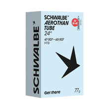 Load image into Gallery viewer, Schwalbe Aerothan 24 x 1.75 - 2.50 TPU Inner Tube (SV10-AE) - Presta Valve, Ultra-Light MTB Tube 47/65-507