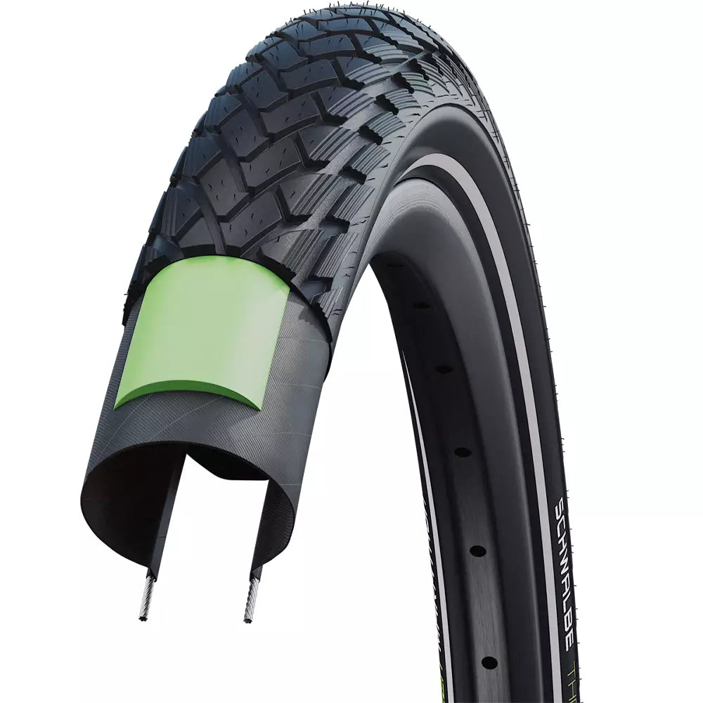 Schwalbe Marathon Mondial RGuard Clincher Tyre (50-559 Reflex - Black