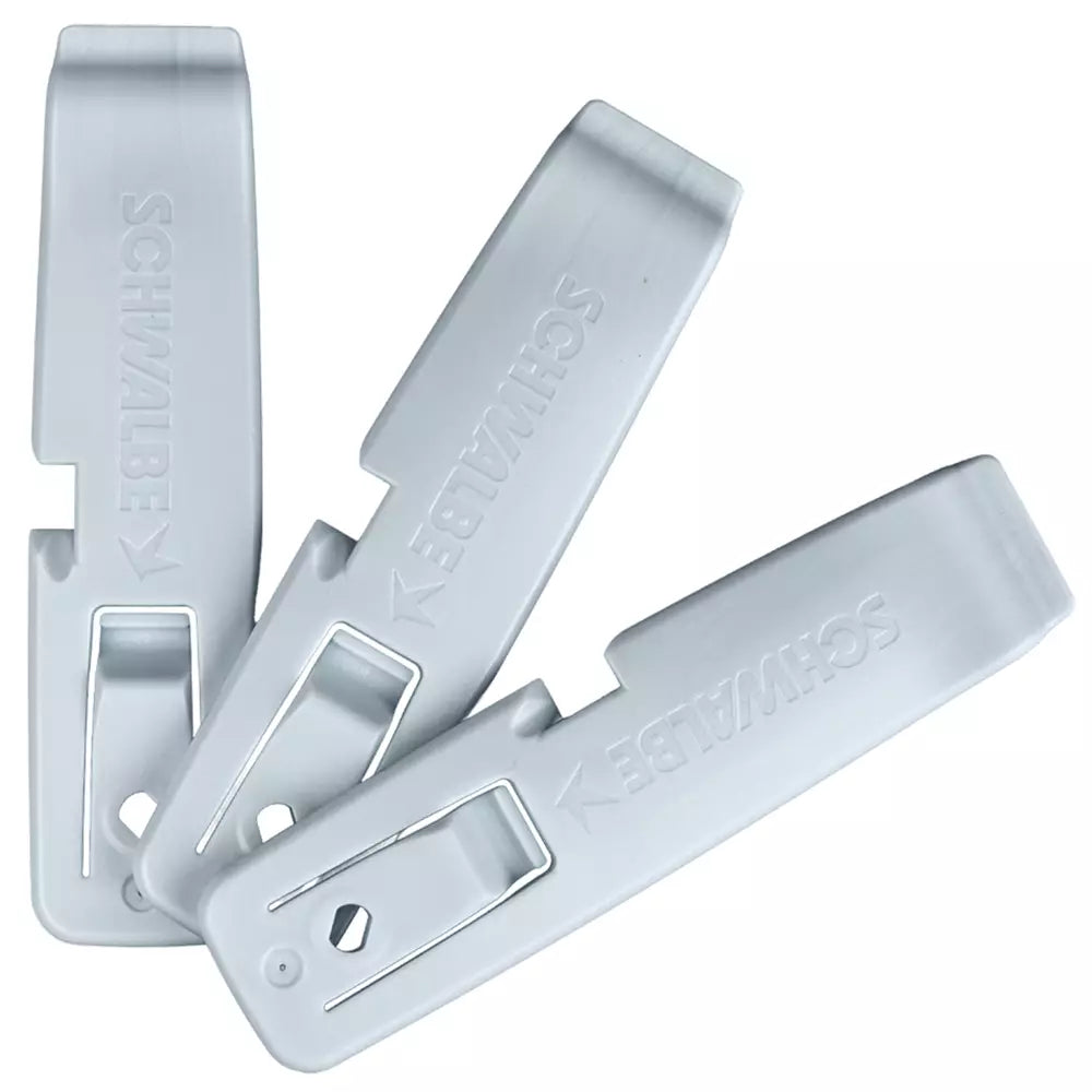 schwalbe tyre lever set of 3 in sky blue