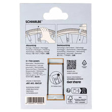 Load image into Gallery viewer, Schwalbe tire lever packaging with instructions and branding