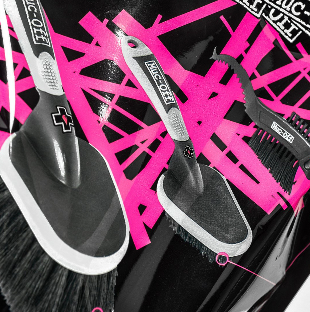 Muc-Off 3 x Premium Bike Cleaning Brush Kit