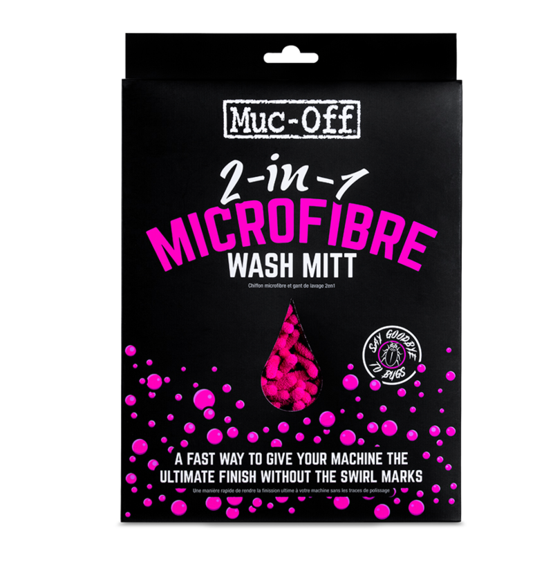 Muc-Off 2-in-1 Chenille Microfibre Wash Mitt box