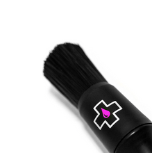 Load image into Gallery viewer, Muc-Off Premium Drivetrain Detailing Brush logo close up