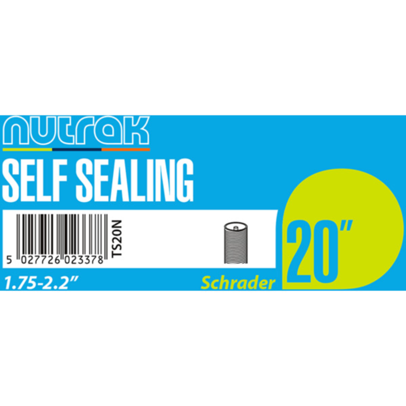 20 x 1.75 - 2.125 Self-Sealing Inner Tube (Schrader Valve)