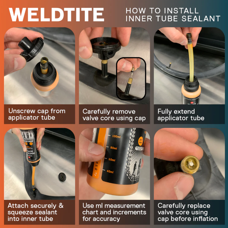 weldtite Inner Tube Sealant how to install