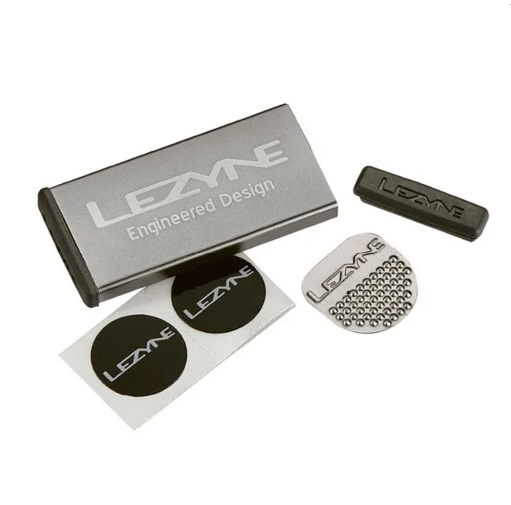 Lezyne Metal Patch Kit (Glueless Patch Kit, Tyre Boot & Scuffer)