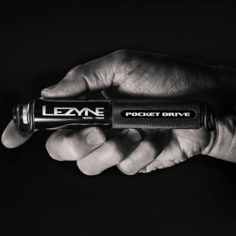 Lezyne Pocket Drive HP (High Pressure) Mini Pump size