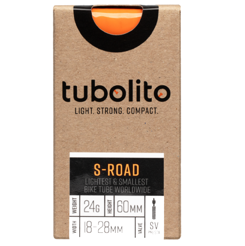 Tubolito 700 x 18-28 Inner Tube (S-Tubo Road) 60mm presta valve