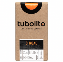 Load image into Gallery viewer, Tubolito 700 x 18-28 Inner Tube (S-Tubo Road) 80mm presta valve