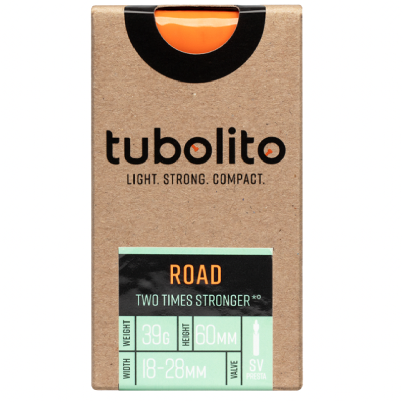 Tubolito 700 x 18-32 Inner Tube (Tubo Road) 700 x 18-28 Orange Valve 60mm presta
