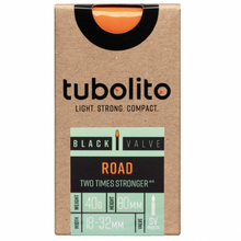 Load image into Gallery viewer, Tubolito 700 x 18-32 Inner Tube (Tubo Road) 80mm black valve