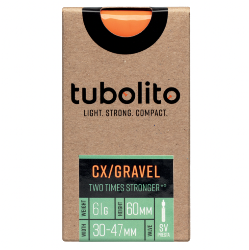 Tubolito Tubo CX/Gravel 700 x 30-47 (Orange Valve) 60mm presta