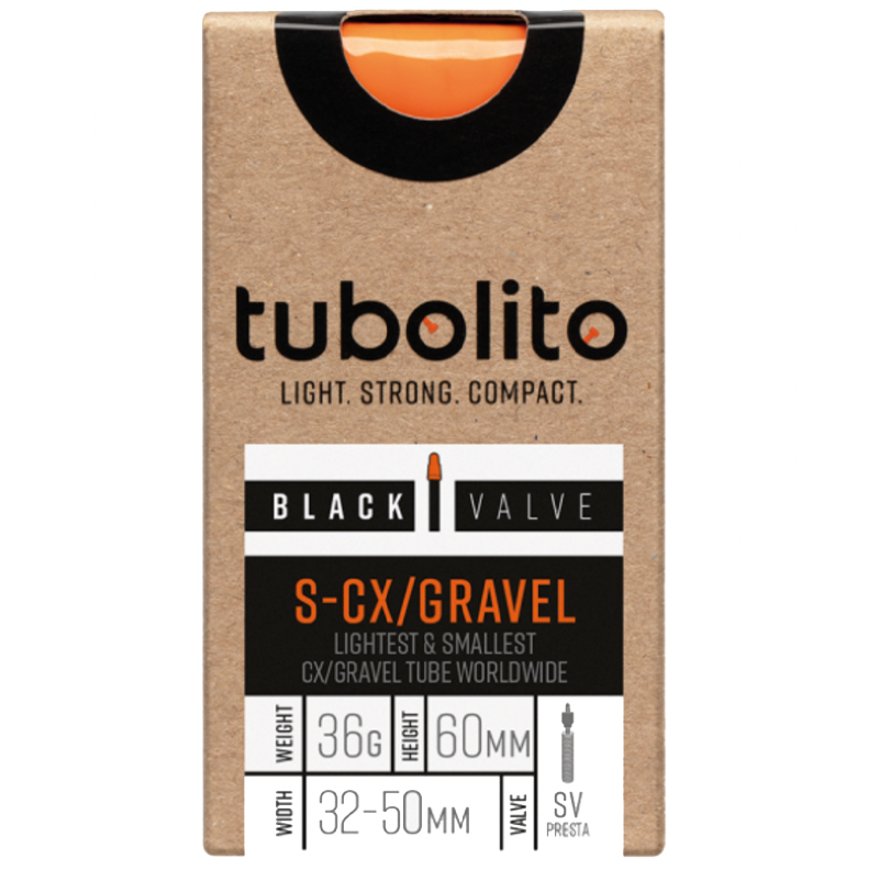 Tubolito S-Tubo CX/Gravel 700 x 32-50 (Black Valve) 60mm presta valve