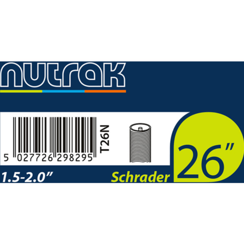 26 x 1.5 - 2.0 Inch Inner Tube (Schrader Valve)