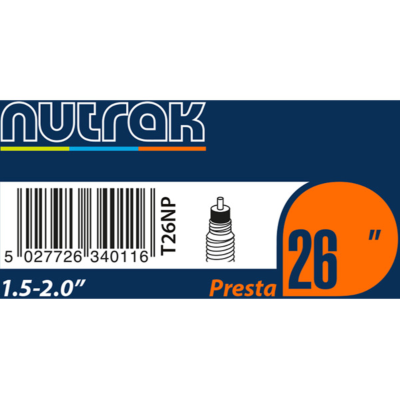 26 x 1.5 - 2.0 Inch Inner Tube (Presta Valve)