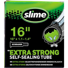 Load image into Gallery viewer, 16 x 1.1 - 1.4&quot; Slime Inner Tube - Schrader Valve