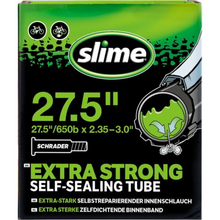 Load image into Gallery viewer, 27.5 x 2.35 - 3.0&quot; Slime Inner Tube schrader valve