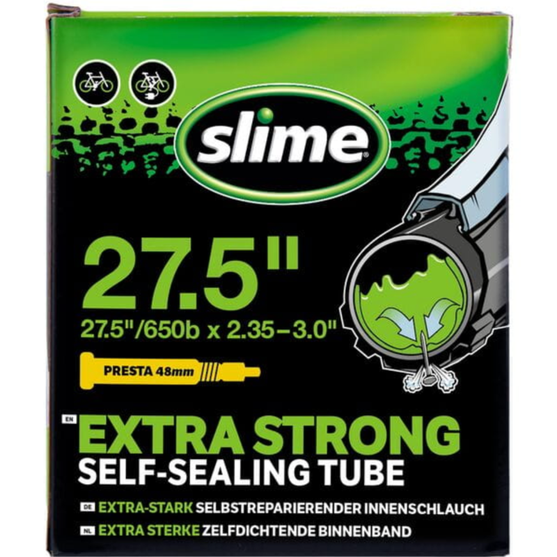 27.5 x 2.35 - 3.0" Slime Inner Tube presta valve
