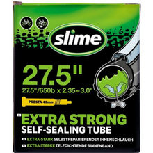 Load image into Gallery viewer, 27.5 x 2.35 - 3.0&quot; Slime Inner Tube presta valve
