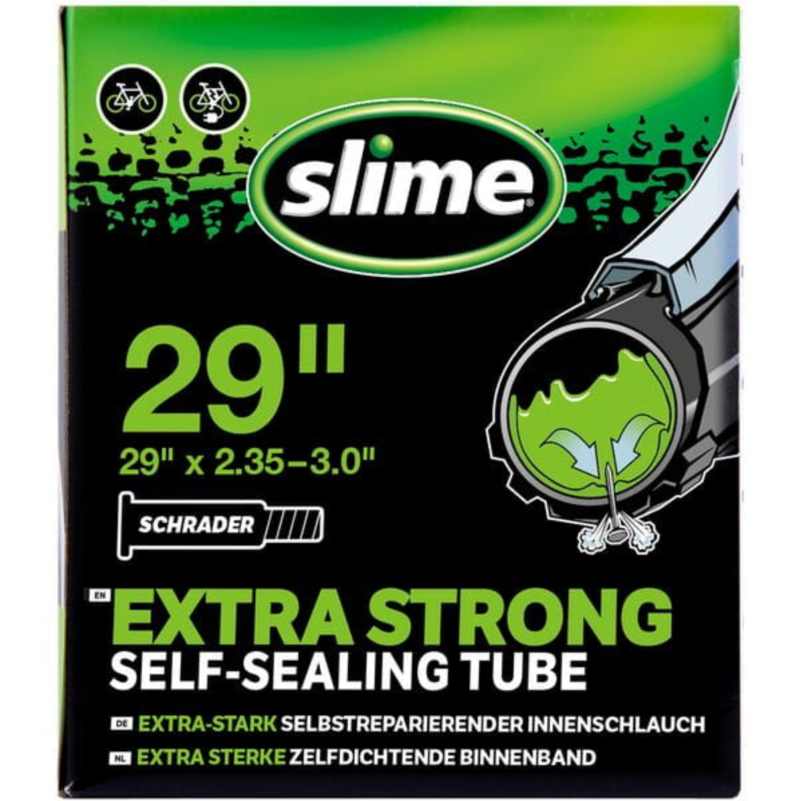 29 x 2.35 - 3.0" Slime Inner Tube schrader valve