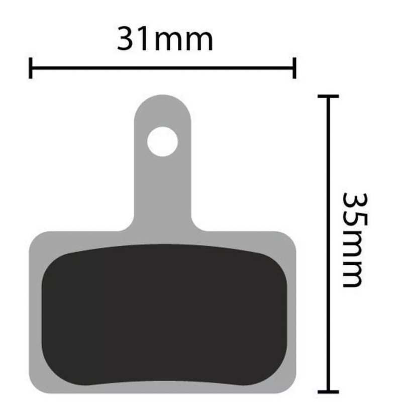 Clarks VX811C Disc Brake Pads (Organic) sizes