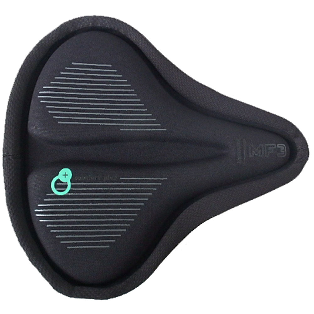 Seat Cover - Memory Foam - Black - DDK