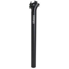 Seat Post - Micro Adjust - 400mm - 0mm Offset - Black - Kranx