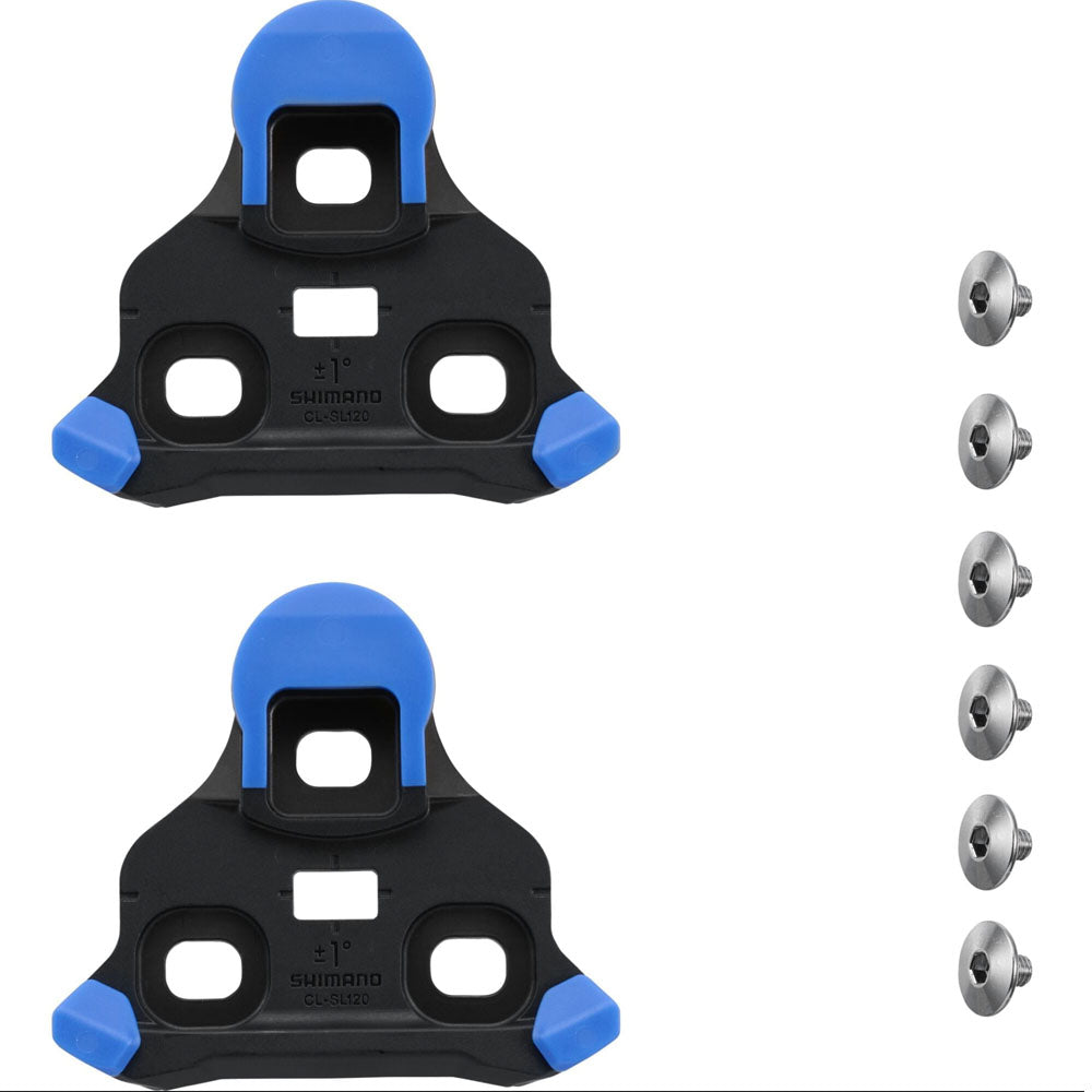 Shimano CL-SL120 SPD-SLR Cleats - Blue (1 Degree Float)