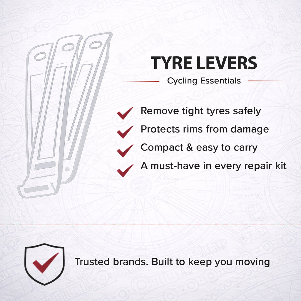 Schwalbe Tyre Levers (3 Pack) Premium Quality Tyre Levers