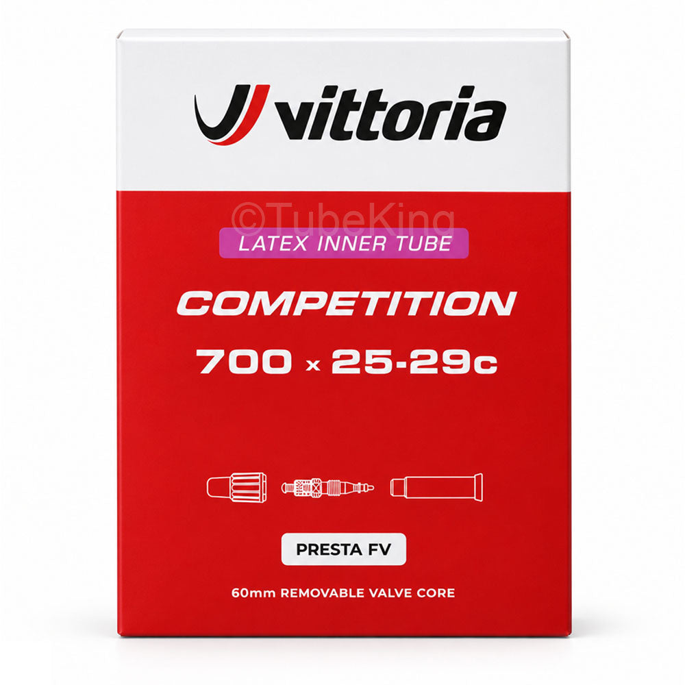 Vittoria 700 x 25 - 29c Latex Inner Tube (60mm Presta Valve) NEW SIZE!