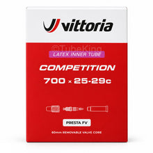 Load image into Gallery viewer, Vittoria 700 x 25 - 29c Latex Inner Tube (60mm Presta Valve) NEW SIZE!