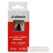 Load image into Gallery viewer, Vittoria Ultra Light Speed Tube 700 x 25-30c (Vittoria TPU Tube) 40mm/60mm/80mm Presta