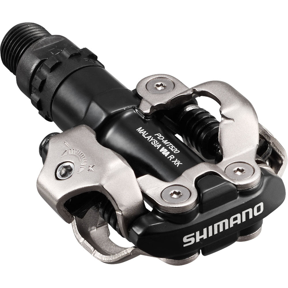XC/MTB SPD Pedals - Shimano PD-MT520 - Black (with SM-SH51 Cleats)