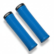 Load image into Gallery viewer, Blue Kranx Bite lock-on bike grips